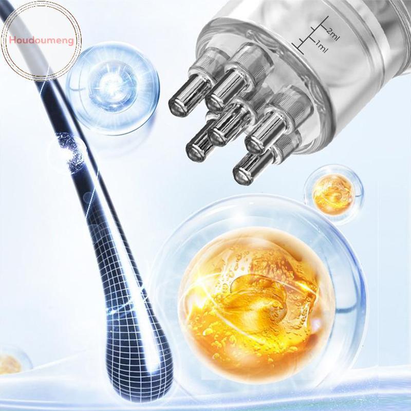 Hodou Sáu Kim Di Động Da Đầu Applicator Chất Lỏng Lược Tóc Massage Thuốc Lược Tóc Cho Tóc Tăng Trưởng Serum Dầu Nuôi Dưỡng VN