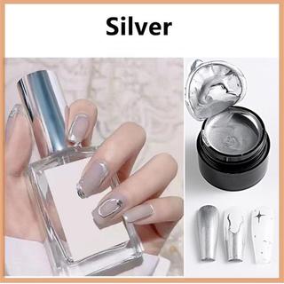 [savemoneyeveryday] Gel vẽ tranh kim loại Chrome Vàng bạc Hoa hồng Hiệu ứng gương sơn móng tay Dây vẽ siêu sáng Sơn móng tay nghệ thuật kiểu Pháp [vn]