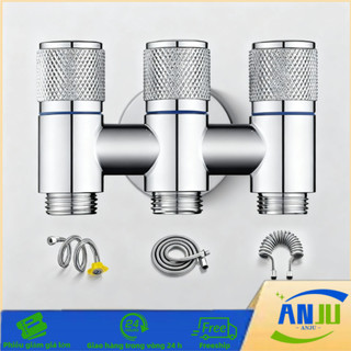 Van Chuyển Hướng Nước 3 Trong 1 - Thiết Kế Thông Minh, Lắp Đặt Dễ, Chất Liệu Bền & Chống Gỉ