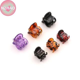 N2HAO 12 Chiếc Nhựa Nhỏ Đen Kẹp Tóc Móng Vuốt Kẹp n