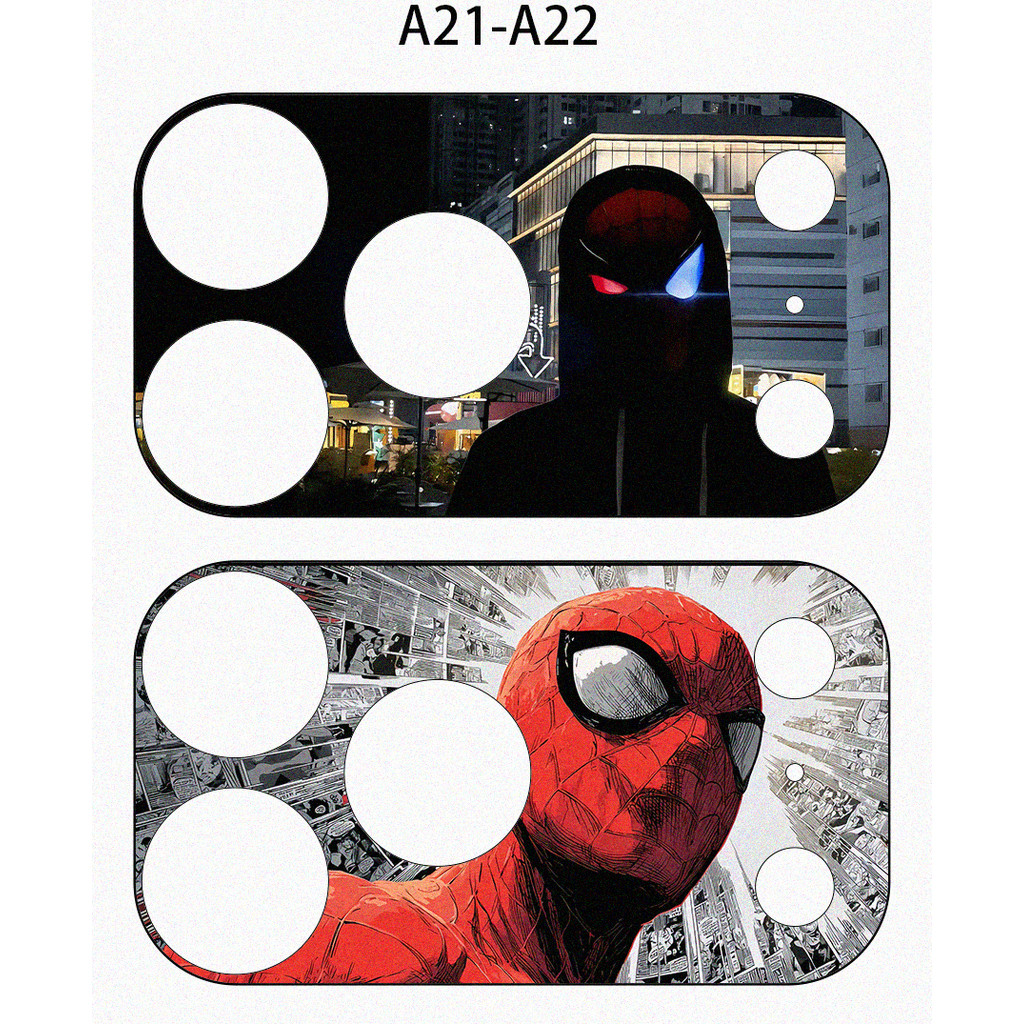 [2 Cái] Dành Cho iPhone 17 Pro / 17 Pro Max DIY Mềm Mờ Camera Giấy Dán Phim / Marvel Iron Man Spiderman Siêu Anh Hùng In Chống Trầy Xước Bảo Vệ Camera