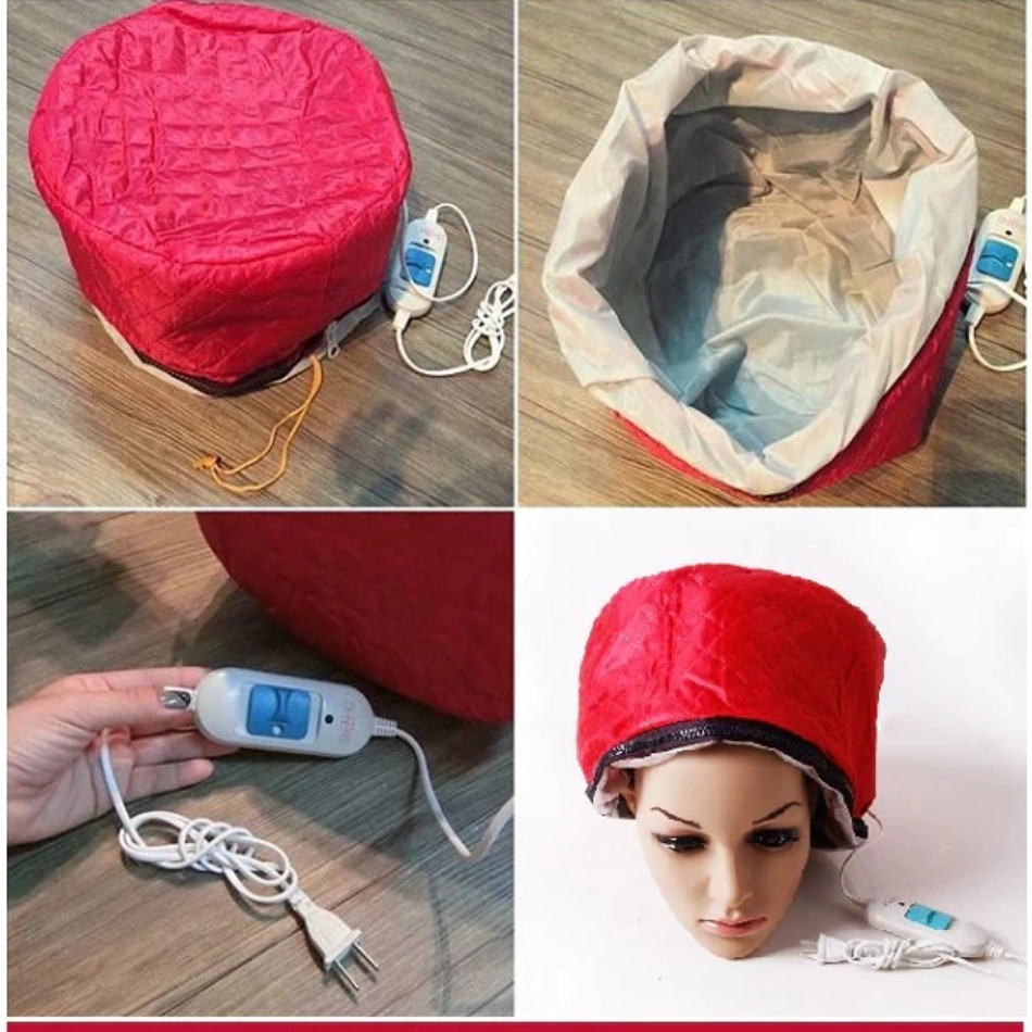Mũ hấp tóc tại nhà loại 1, mũ ủ tóc nhiệt tại nhà cao cấp 3 chế độ nóng tiện lợi | Trunghair