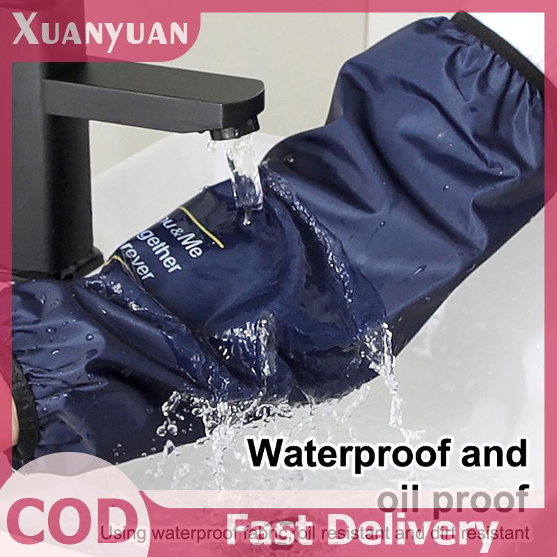 XUAN Chống Thấm Nước Công Việc Nhà Vệ Sinh Cánh Tay Tay Áo PVC Thiết Thực Chống Thấm Nước Tay Áo Vòng Tay Bao VN