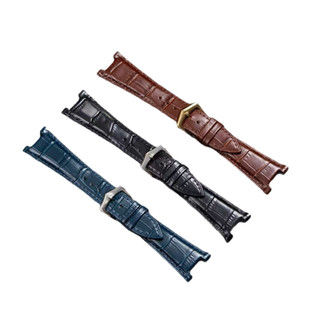 Dây đeo đồng hồ bằng da thật cho đồng hồ Patek 5711 5712G Dây đeo đồng hồ lõm 25mm 13mm Dây đeo đồng hồ nam nữ
