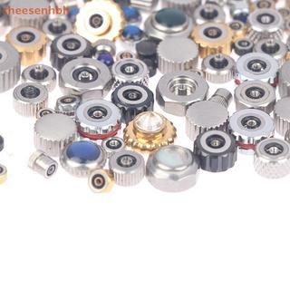 Cheehbh 100 Chiếc Hỗn Hợp Đồng Hồ Thép Chống Thấm Nước Tay Cầm Đồng Hồ Vương Miện Nhiều Kích Cỡ Và Màu Sắc Cho Đồng Hồ VN