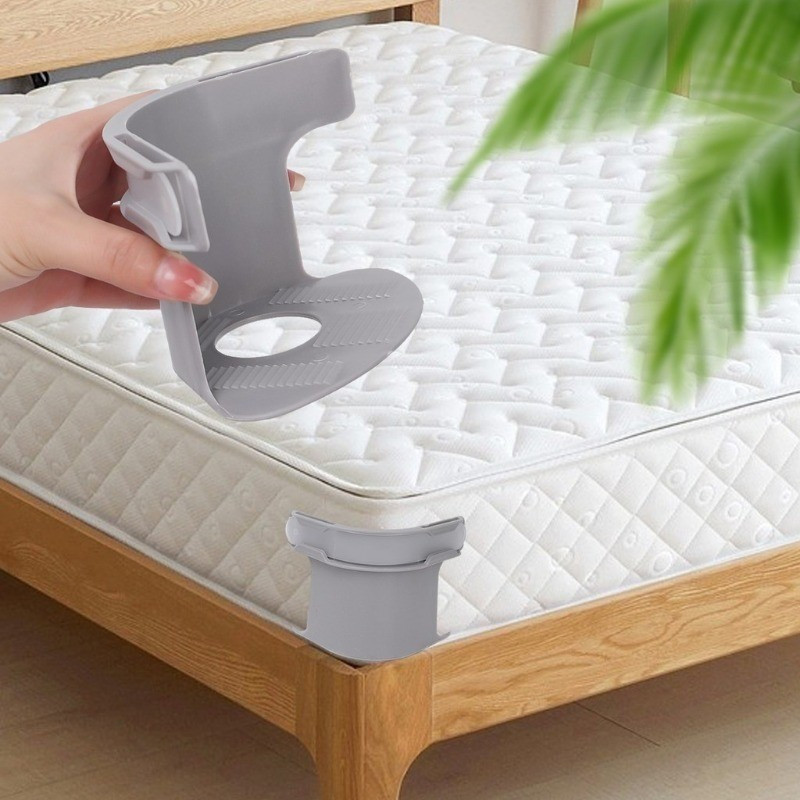 1 / 2 chiếc Kẹp ga gối vô hình / Kẹp Drap giường không pin chống trượt / Giá đỡ tấm không nhăn