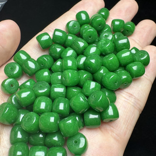 ((Hạt Jade Jasper Old 7x8mm - 20 Pieces)) | Nguyên Khối để Tự Làm Vòng Tay