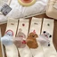 Tất Hàn Quốc Hoạt Hình Mới - Chó Mèo Gấu Động Vật Lông Tơ Giữa Tất - Tất Biểu Tượng