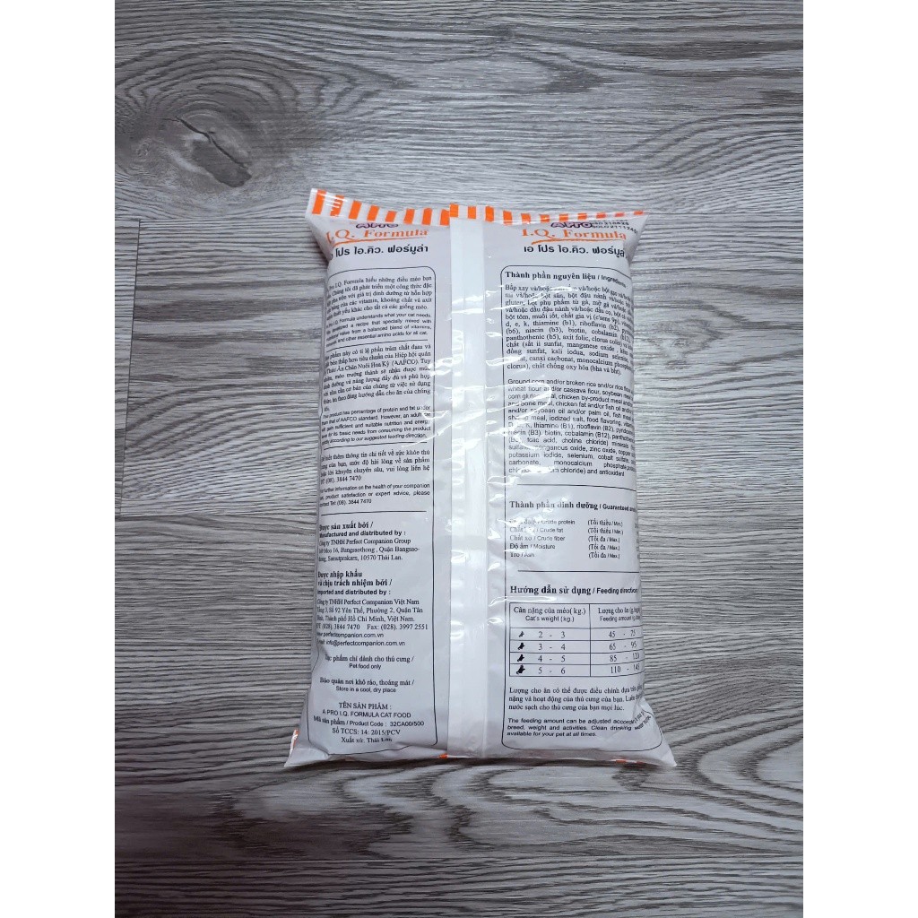 Ship từ HCM - [GÓI 500G] COMBO 5 GÓI & 10 GÓI HẠT APRO CAT IQ FORMULA - THÁI LAN -