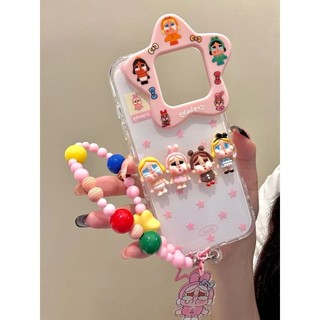 Ốp điện thoại di động khung gương ngôi sao năm cánh dễ thương Thích hợp cho iPhone17 16 15 14 13 Pro Max Bảo vệ Camera chống sốc Ốp lưng cứng chống rơi