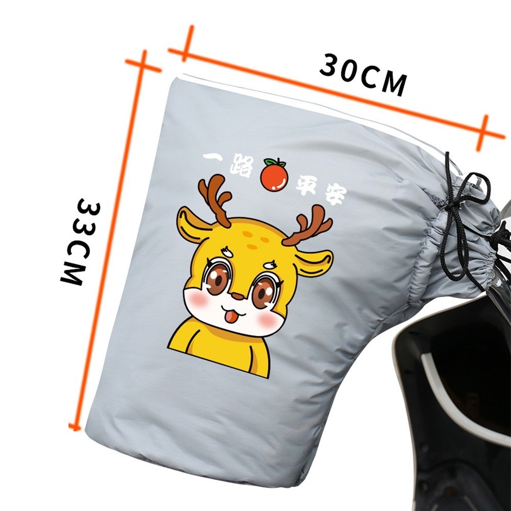 Găng Tay Xe Đạp Chống Gió Chống Nước Ấm Áp Thoải Mái - Tay Lái Mittens Mùa Đông Mới