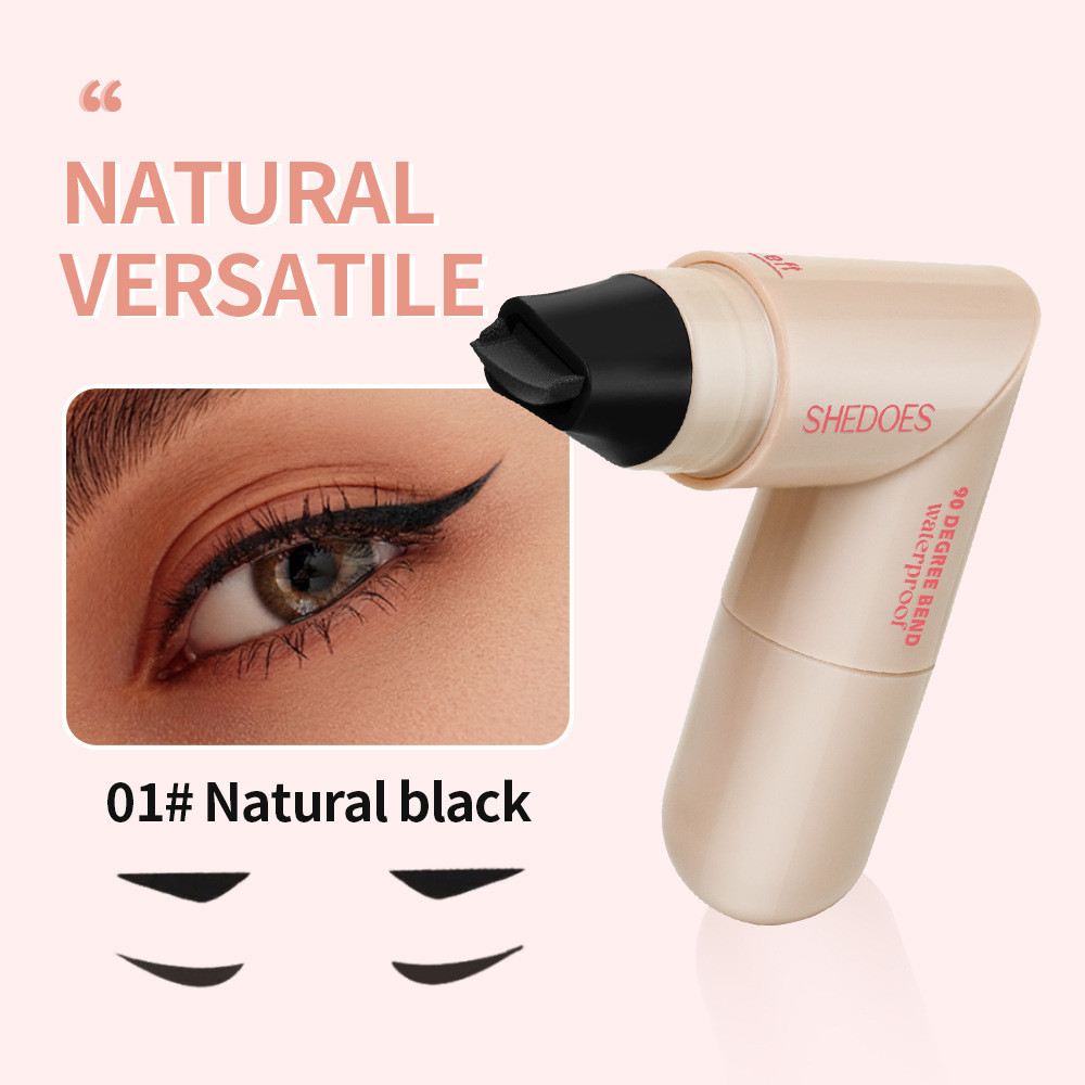 SHEDOES Love Eyeliner Seal Chống thấm nước Chống mồ hôi Lâu trôi Bút kẻ mắt lười biếng có thể uốn cong