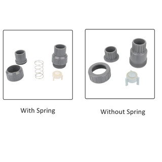1 PC 20 / 25 / 32 / 40 / 50mm PVC Kiểm Tra Van Ống Nước Một Chiều Không Quay Lại Van Bể Cá Bể Cá Vườn Tưới Ống Khớp