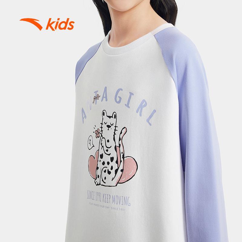 ANTA KIDS Áo Phông Dài Tay Bé Gái ANTA Kids 3625C8401