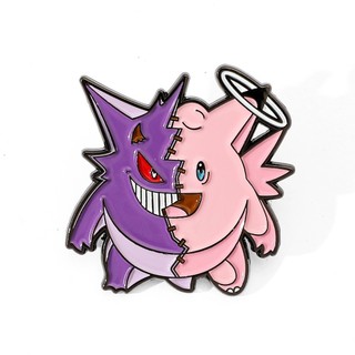 1 Cây Gen Dễ Thương‌‌ Mũm mĩm Cậu Bé Quỷ Nhỏ Thiên Thần Thần Kim Loại Thổ Cẩm Pokemon Hợp Kim Huy Hiệu