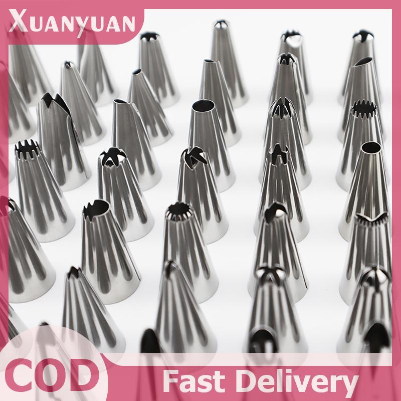 XUAN 56 Chiếc Bánh Vòi Phun Trang Trí Bánh Đầu Bộ Kem Rắc Bánh DIY Mô Hình Dụng Cụ VN