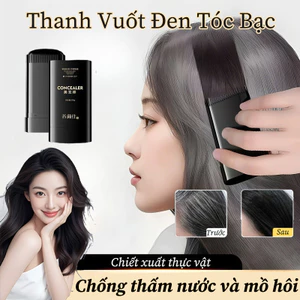 Thanh Vuốt Đen Tóc Bạc,chống thấm nước, que nhuộm tóc không phai màu,Không Vón Cục, Không Bết Tóc