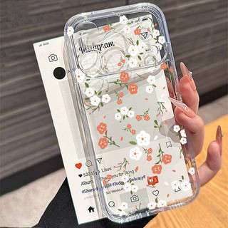 Ốp Cho OPPO A6 A5 Pro A5X 5G OPPO A5 5G Trong Suốt Dễ Thương Nhiều Màu Sắc Hoa Cúc Cây Hoa Hoạt Hình Hoa Chống Sốc Mềm Trong Suốt Silicon Bảo Vệ Camera Vỏ Điện Thoại