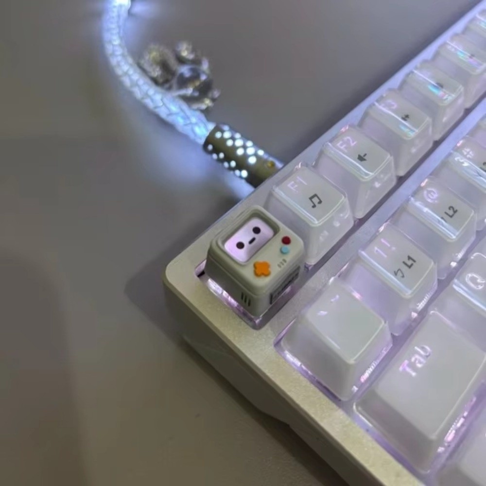 Keycap Bàn Phím Cơ KEYRA, Nhựa Artisan Craft Game Consoler-Shpaed Keycaps, Phụ Kiện Bàn Phím Retro Handmade Dễ Thương Cho Phím ESC