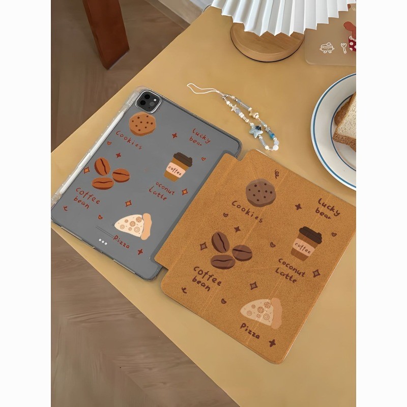 Bảo vệ cho ốp lưng ipad Air2 Air4 / air5 air 11 air 13 inch 25S A16 gen11th M4 24S pro11 M2 Air6 M3 Air7 Mini4 / 5 / 6 Gen5 / 6 10th gen pro 12.9 Gen7 Gen8 Gen9 Phim hoạt hình Vỏ máy tính bảng dễ thương