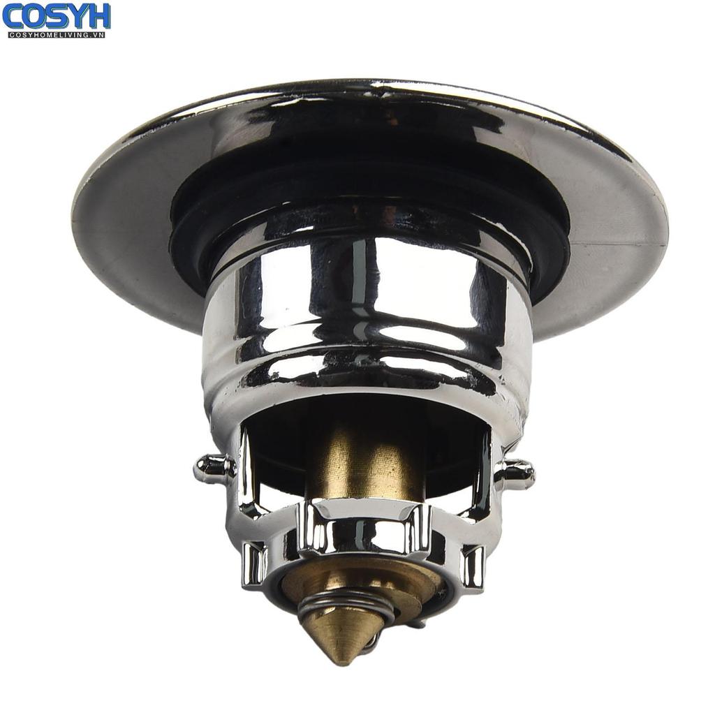<cosyh>Premium Brass Bathroom Sink Drain Strainer Stopper Enjoy a Clear and Clean Drain