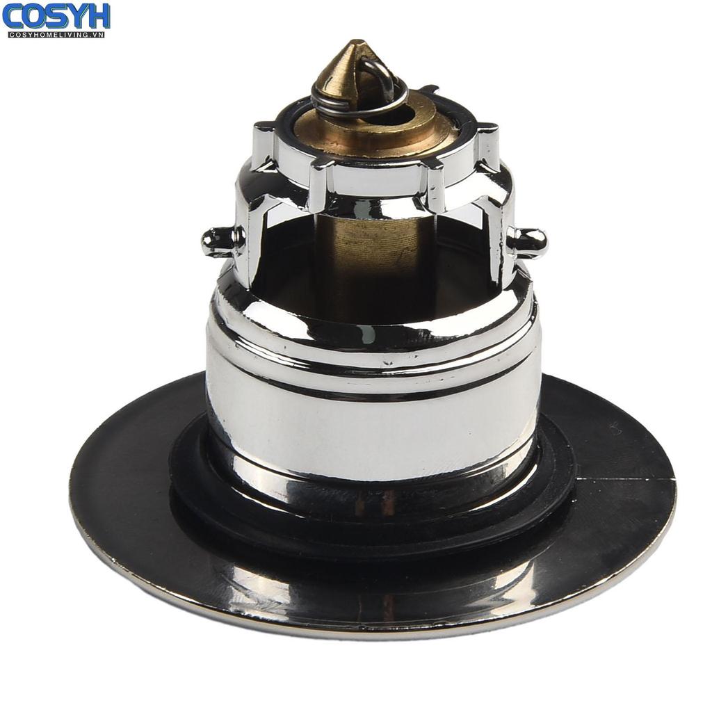<cosyh>Premium Brass Bathroom Sink Drain Strainer Stopper Enjoy a Clear and Clean Drain