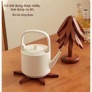 Miếng lót nồi gỗ cao cấp, chống nóng & xước! Bề mặt nhẵn dễ lau, phù hợp mọi bàn ăn.