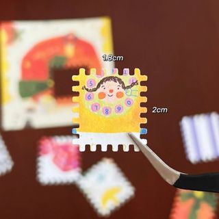 Dập nổi WEETW|Máy Làm Đấm Cắt Thủ Công Tem Viền Đấm, Văn Phòng Phẩm Tiết Kiệm Nhân Công Hình Tem Cắt Giấy Răng Đấm Embosser Thêu Sò