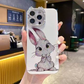 Ốp Điện Thoại Kim Cương Tai Nơ 3D Dễ Thương Cho iPhone 17 16 15 14 13 12 Pro Max Plus Air 11 17promax 17pro Girl Cover