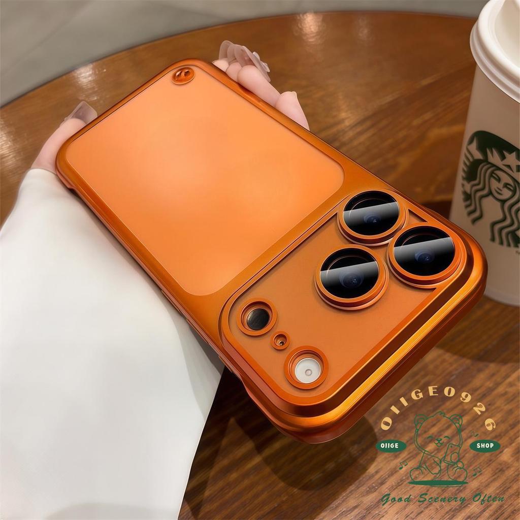 【 Ốp lưng iPhone17 】 Vỏ mạ mờ siêu mỏng Không viền iPhone 17 Pro Max 16 15 14 13 12 cho vỏ iPhone Vỏ cứng PC chống sốc