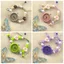 ESSENCEH Star Heart Chain Watch, Mặt dây chuyền Đồng hồ đeo tay Dopamine, Đồng hồ thạch anh đính cườm có thể điều chỉnh dành cho nữ