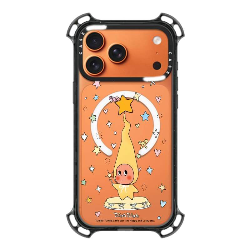 CASECASE X Star Hộp đựng cây thông Noel hút từ tính Mặt sau Acrylic cứng cho Apple IPhone 14 / 15 / 16 / 17 Pro Max với bao bì cao cấp