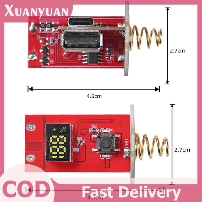 Bộ Điều Khiển Mạch Đèn Pin Câu Cá, Hiển Thị Sạc & Xả, Phù Hợp Cho Việt Nam