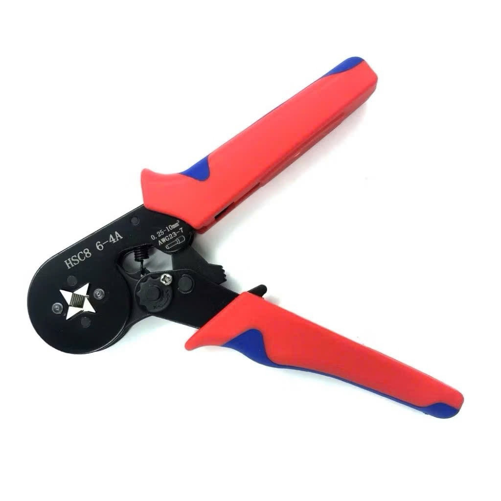 Kìm bấm cos Hsc8 6-4A / 10SA / 6-4B chính hãng Fasen bấm cốt pin rỗng vuông tròn 0.25-10mm2