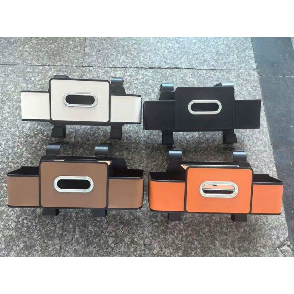 Hộp Đựng Đa Năng Trên Xe Hơi Ô Tô Đa Năng 4-trong-1, Thiết Bị Tổ Chức Lưu Trữ Ghế Sau Tiện Lợi Cho Xe Hơi