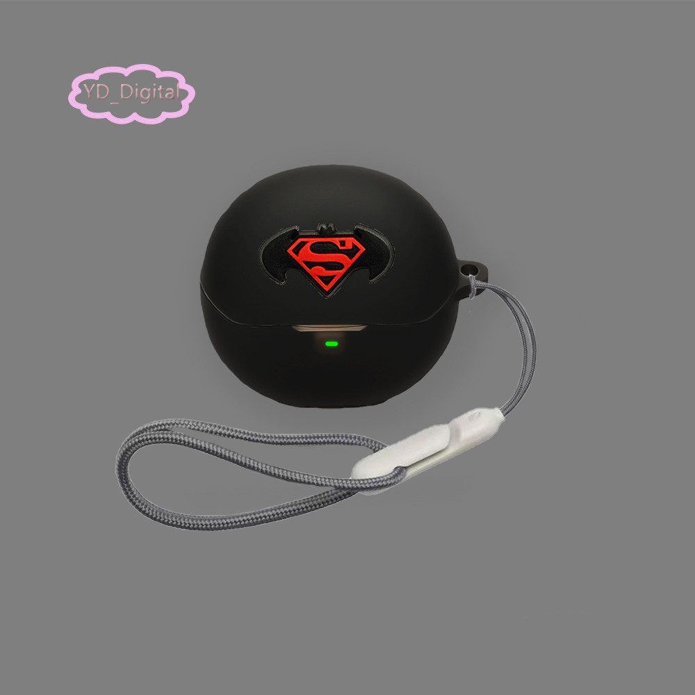 Dành Cho Baseus Inspire XP1 Vỏ Tai Nghe Silicon Vỏ Mềm Dễ Thương Chống Sốc Hoạt Hình Tai Nghe Mềm Tay Áo Bảo Vệ Chống Thấm Nước Có Nhẫn
