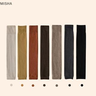 Misa 1 Trên Đầu Gối Cao Chân Không Chân Ấm Nữ Ấm Áp Mùa Đông Dệt Kim Móc Giày Dài Tất Ấm Áp Chân Dài Ấm Áp Giữ Nhiệt Đùi Cao Tất