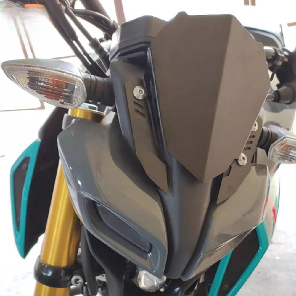 Dành Cho Xe YAMAHA MT15 2018-2025 MT125 Nhôm Sửa Đổi Kính Chắn Gió Màn Hình Gió Chắn Gió Đầu Bao Phụ Kiện