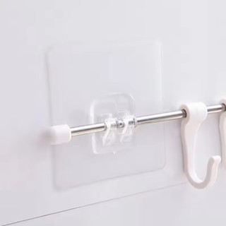 5 / 10 / 20 Chiếc Móc Đơn & Đôi Dính Chắc Chắn Liền Mạch - Móc Treo Lưu Trữ Chống Thấm Nước Trong Suốt