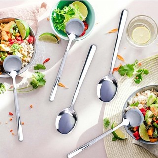 1 / 3 / 5 Chiếc Thìa Nĩa Tay Cầm Dài Làm Dày - Nhà Bếp Inox Hàn Quốc Đồ Ăn Cao Cấp