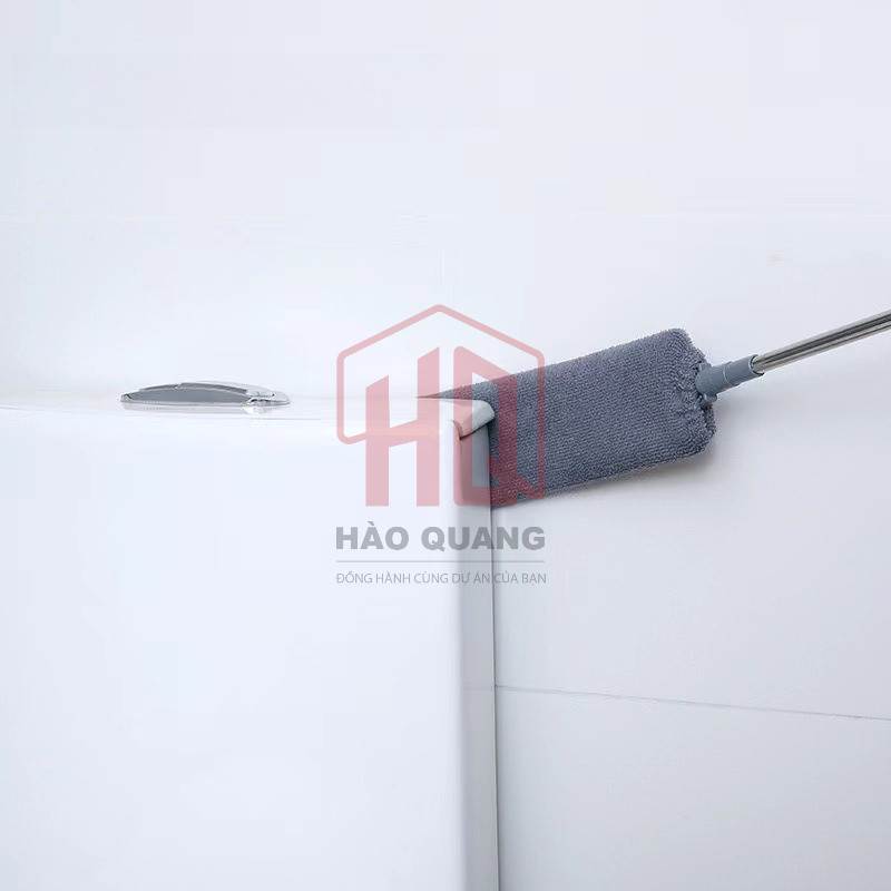 Cây Lau Khe Hẹp Kéo Dài – Chổi Lau Bụi Khe Ghế, Khe Giường, Gầm Tủ – Đầu Lau Dài 43cm Siêu Mỏng