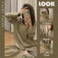 Hàng sẵn có Giả Silk Herringbone Twill Bộ đồ ngủ nữ nhẹ nhàng Phong cách sang trọng Phù hợp với băng lụa mùa xuân hè Loun