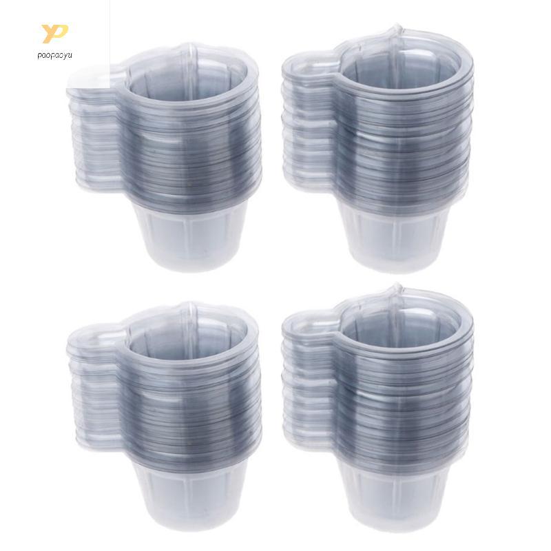 PPY 200 Miếng Trộn Cốc Nhựa Trong Suốt Dùng Một Lần cho Pha Chế và DIY Nhựa Epoxy Trang Sức