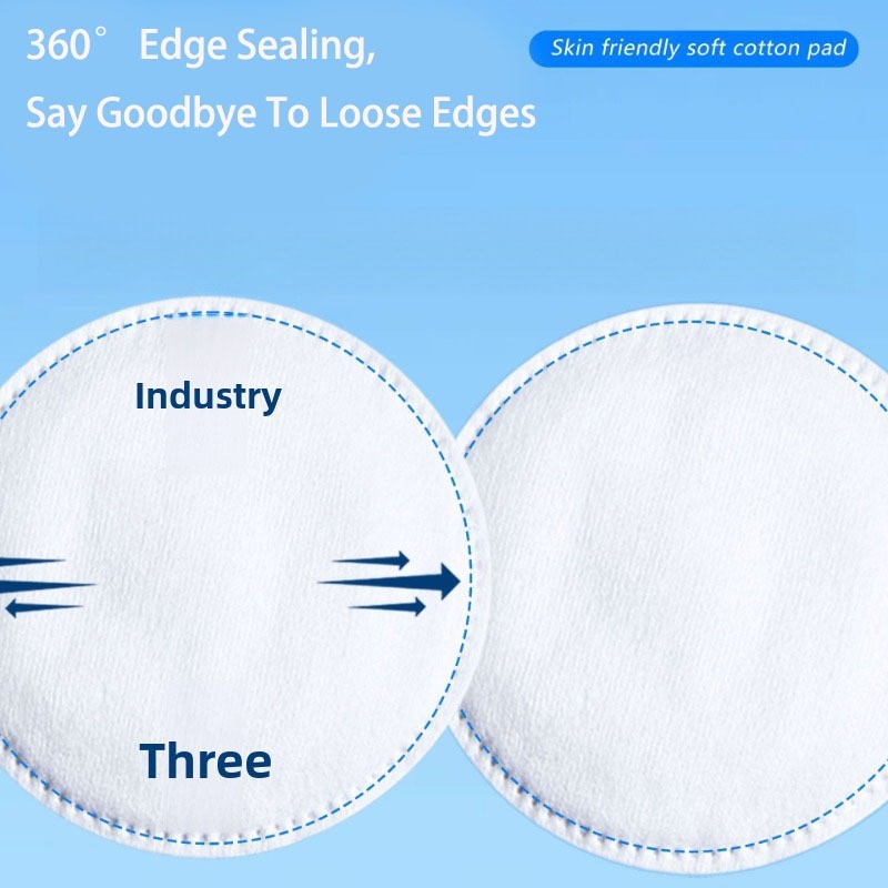 200 Miếng đệm bông tẩy trang tròn dày - Soft No Lint Cleaning cho mặt