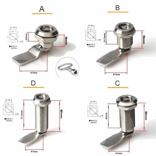 Khóa Cam tam giác bằng thép không gỉ 304 MS705 Khóa tủ nâng cao cho hộp phân phối, cốp thiếc Khóa đặc biệt