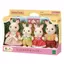 Sylvanian Families Doll 【Chocolat Rabbit Family】 FS-46 ST Mark Certified for Ages 3 and Up Toy Dollhouse Sylvanian Families Epoch Co., Ltd.