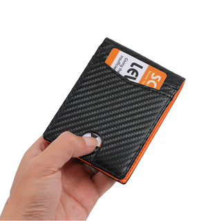 Ví da PU phong cách ngắn đơn giản dành cho nam Ví đa năng có thể gập lại bằng tiền mặt Ví đa chức năng
