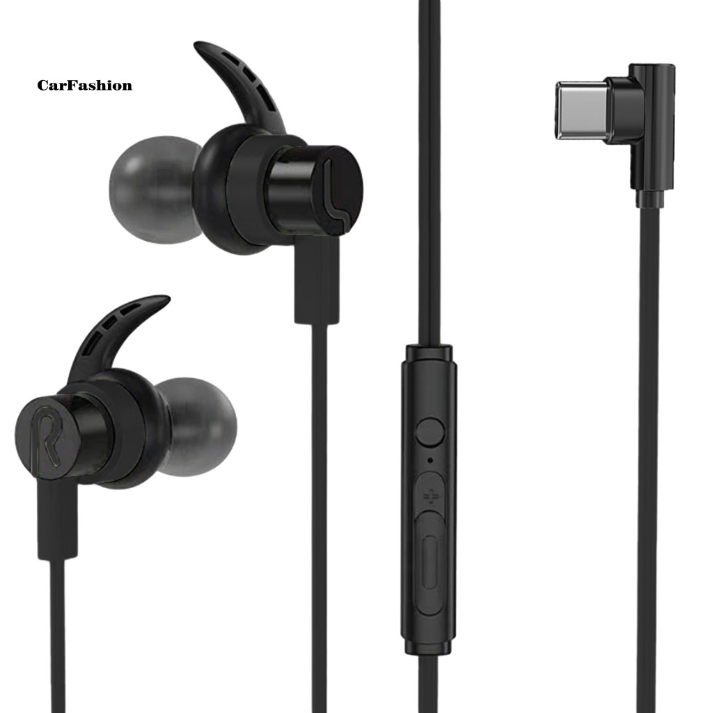 < CarFashion > Tai nghe chơi game có dây Tai nghe nhét trong tai Tai nghe có dây chất lượng cao để chơi game và âm nhạc có Mic Tai nghe thể thao 3,5 mm / type-c cho âm thanh nổi và cuộc gọi