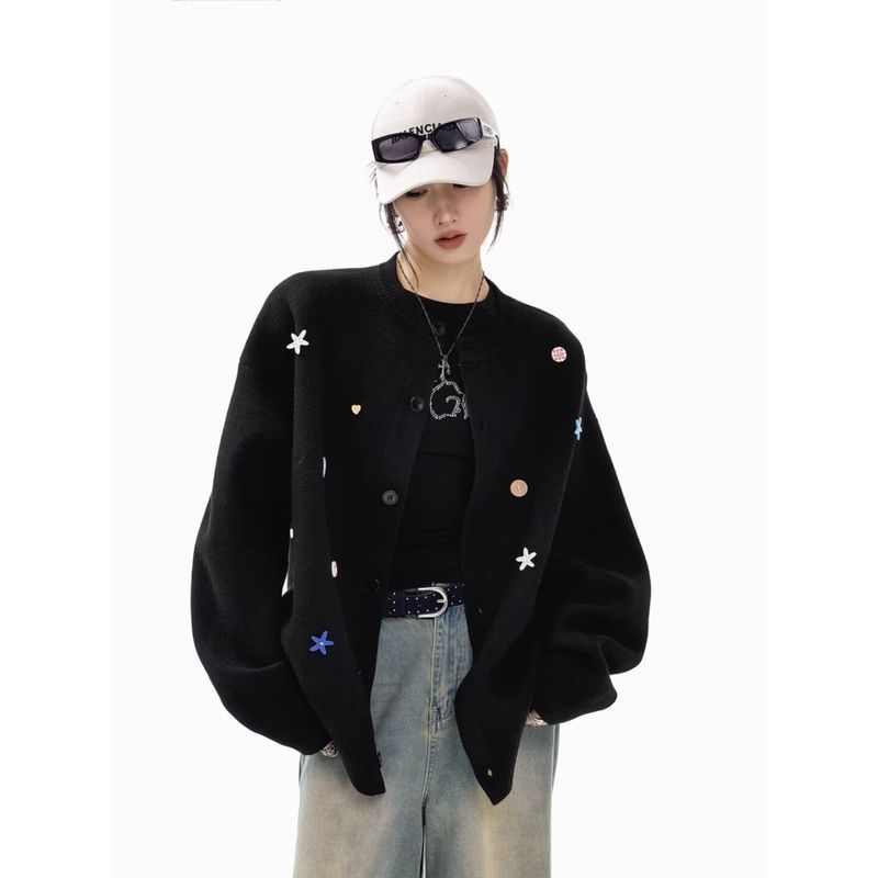 Áo len cardigan dễ thương, thời trang mùa đông, phù hợp mọi giới tính