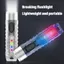 Đèn pin móc khóa Mini DONOVANQQ, Đèn pin di động 10 chế độ chống nước, Đèn pin LED đa chức năng siêu sáng bền bỉ Cắm trại